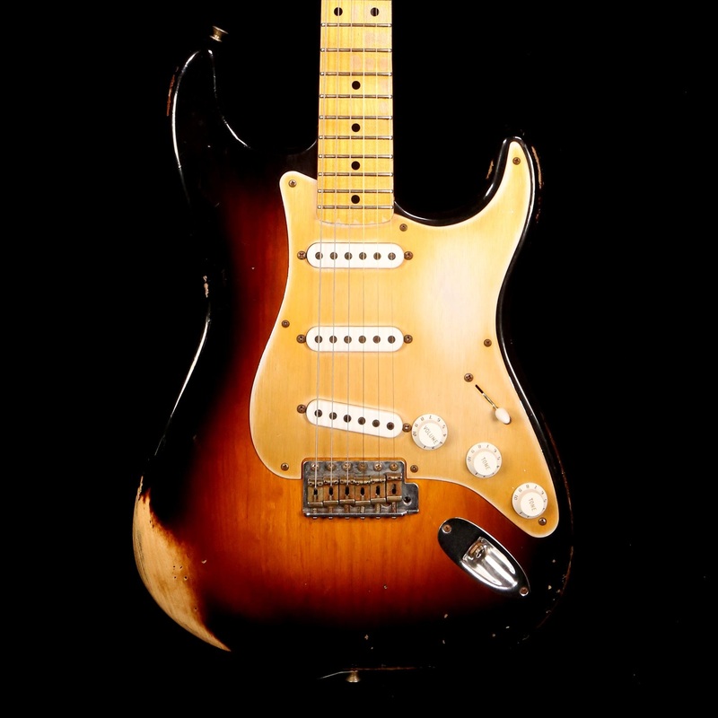 fender-custom-shop-60th-anniversary-1954-stratocaster-heavy-relic-2-tone-sunburst Fender Custom Shop 60th Anniversary 1954 Stratocaster Heavy Relic 2-Tone Sunburst