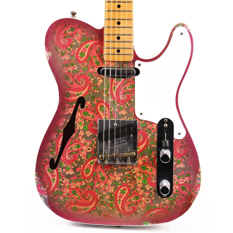 fender-custom-shop-limited-edition-double-esquire-thinline-custom-relic-aged-pink-paisley-2020 Fender Custom Shop Limited Edition Double Esquire Thinline Custom Relic Aged Pink Paisley 2020