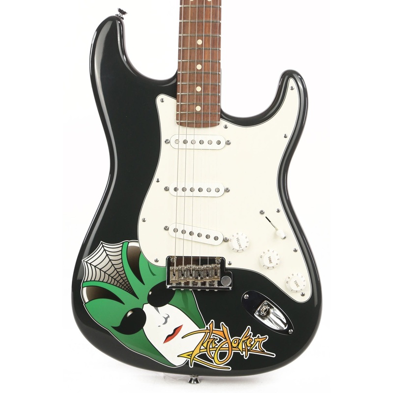 fender-the-joker-standard-stratocaster-guitar-steve-miller-collection-black Fender The Joker Standard Stratocaster Guitar Steve Miller Collection Black