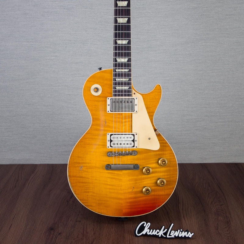 gibson-custom-shop-1959-les-paul-standard-botb-page-116-heavy-aged-electric-guitar-95675 Gibson Custom Shop 1959 Les Paul Standard BOTB Page 116 Heavy Aged Electric Guitar - #95675