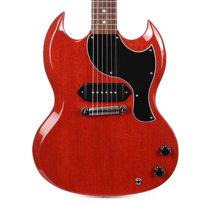 gibson-sg-junior-guitar-vintage-cherry-2019 Gibson SG Junior Guitar Vintage Cherry 2019