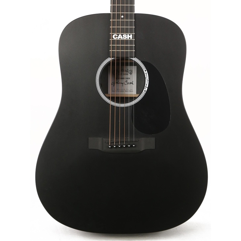 martin-dx-johnny-cash-acoustic-electric-jett-black-2019 Martin DX Johnny Cash Acoustic-Electric Jett Black 2019