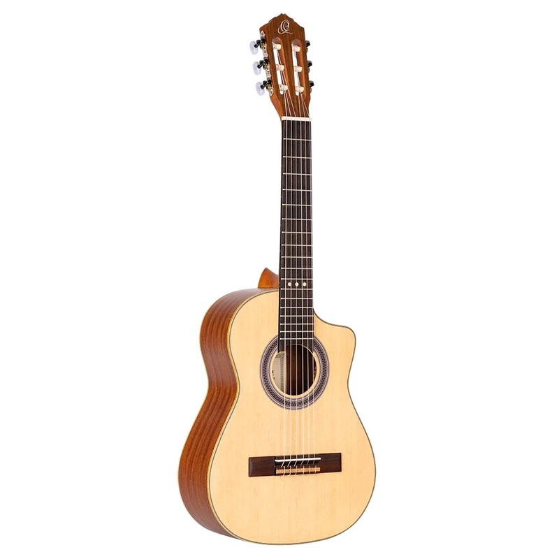 ortega-requinto-series-rq25-nylon-acoustic-guitar-natural Ortega Requinto Series RQ25 Nylon Acoustic Guitar - Natural