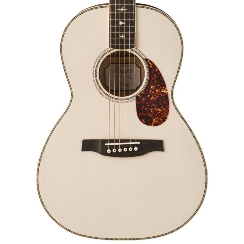 prs-se-p20e-parlor-acoustic-electric-limited-edition-antique-white-used PRS SE P20E Parlor Acoustic-Electric Limited Edition Antique White Used