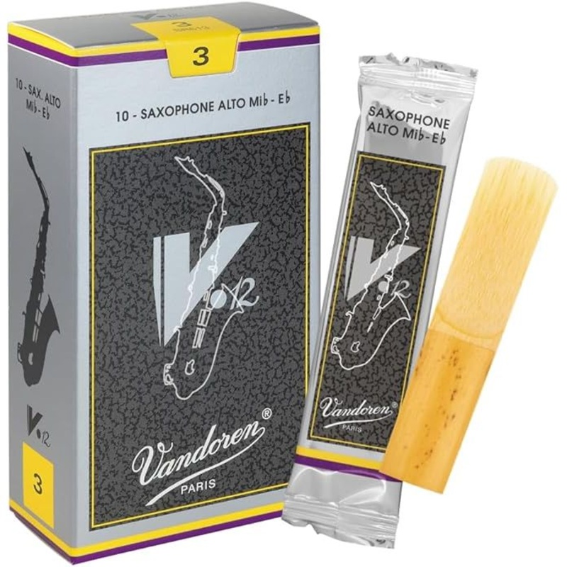 vandoren-v12-alto-saxophone-reeds-3 Vandoren V12 Alto Saxophone Reeds - 3