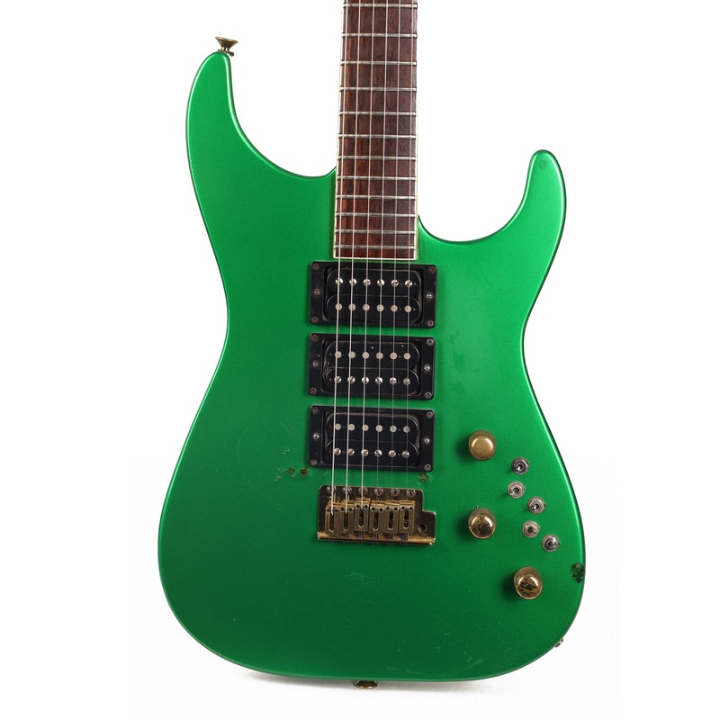1981-jackson-pre-production-soloist-prototype-green 1981 Jackson Pre-Production Soloist Prototype Green