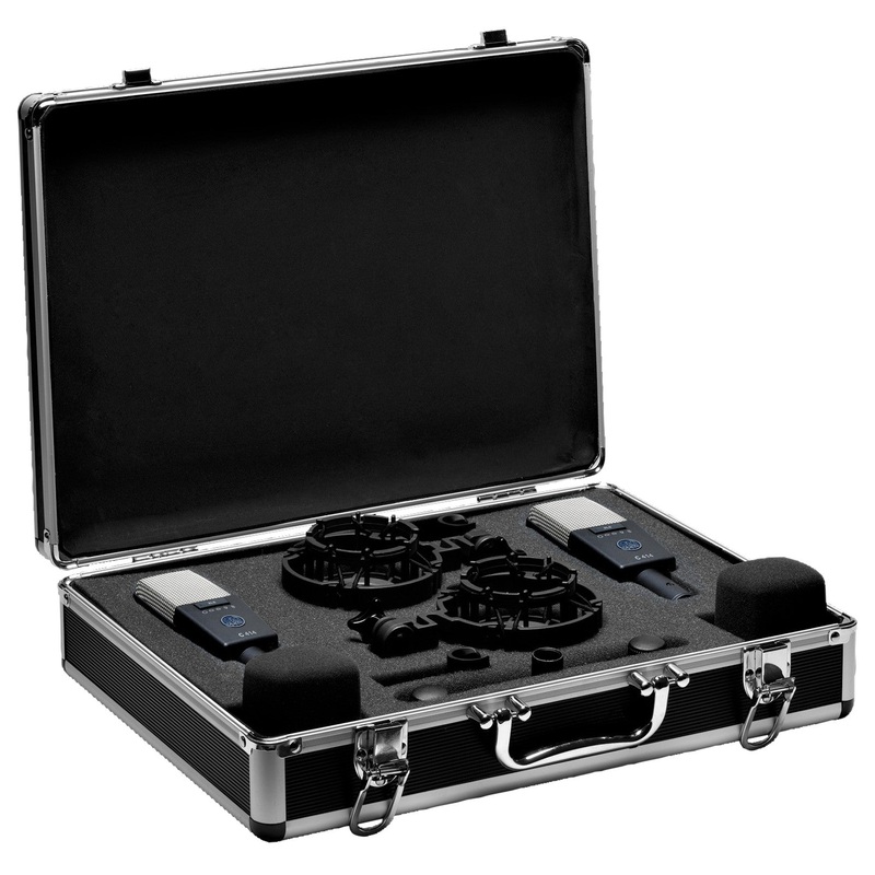 akg-c414-xls-matched-pair-condenser-microphones-open-box-mint AKG C414 XLS Matched Pair Condenser Microphones - Open Box, Mint