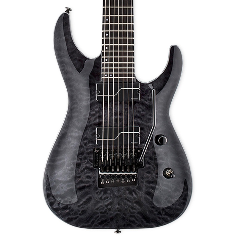 esp-ltd-buz-mcgrath-signature-buz-7-7-string-electric-guitar-see-thru-black ESP LTD Buz McGrath Signature Buz-7 7-String Electric Guitar See-Thru Black