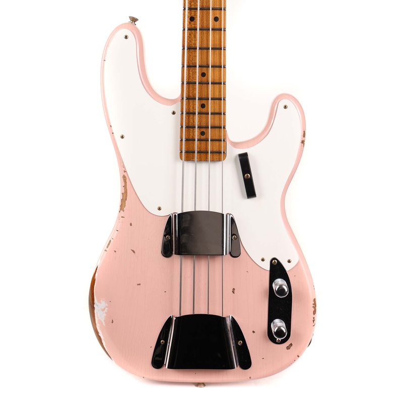 fender-custom-shop-1955-precision-bass-roasted-relic-shell-pink Fender Custom Shop 1955 Precision Bass Roasted Relic Shell Pink