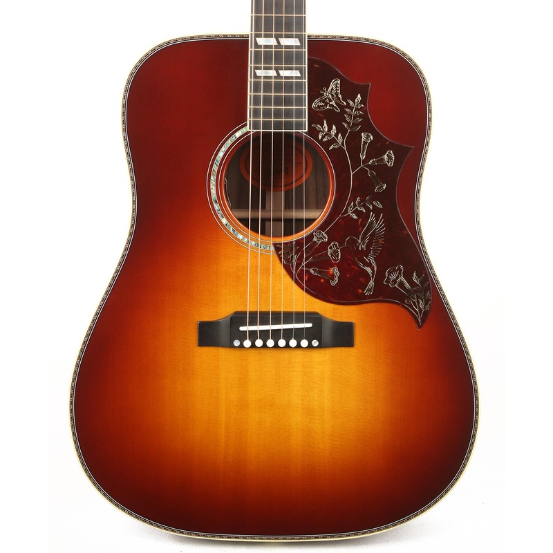 gibson-hummingbird-deluxe-acoustic-rosewood-burst Gibson Hummingbird Deluxe Acoustic Rosewood Burst
