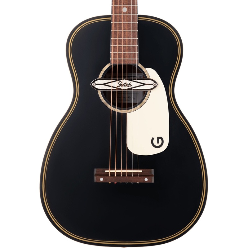 gretsch-g9520e-gin-rickey-acoustic-electric-with-soundhole-pickup-smokestack-black-used-as-is Gretsch G9520E Gin Rickey Acoustic/Electric with Soundhole Pickup Smokestack Black Used As Is