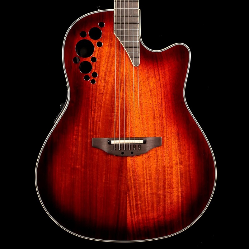 ovation-exoticwood-elite-deep-contour-acoustic-aged-natural-burst-on-koa Ovation ExoticWood Elite Deep Contour Acoustic Aged Natural Burst On Koa