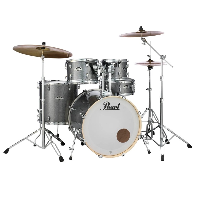 pearl-drums-export-5-piece-shell-pack-mirror-chrome Pearl Drums Export 5-Piece Shell Pack - Mirror Chrome