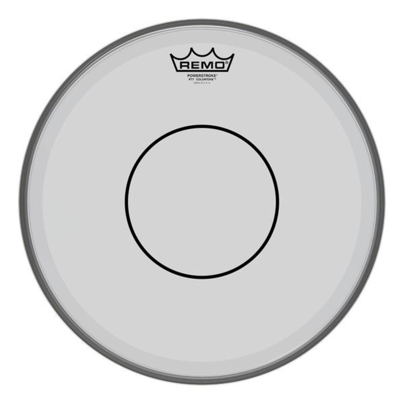 remo-powerstroke-77-colortone-drumhead-smoke Remo Powerstroke 77 Colortone Drumhead - Smoke