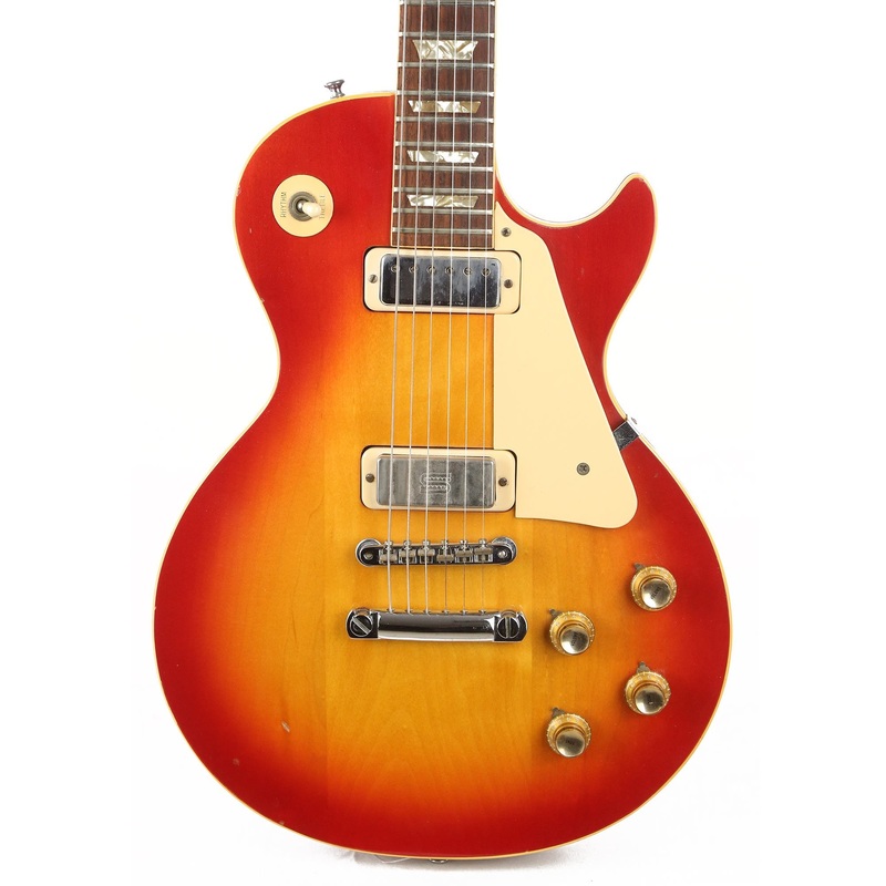 1974-gibson-les-paul-deluxe-cherry-sunburst 1974 Gibson Les Paul Deluxe Cherry Sunburst
