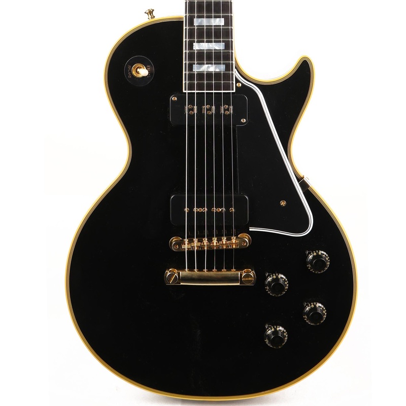 gibson-custom-shop-1954-les-paul-custom-ebony-vos-2021 Gibson Custom Shop 1954 Les Paul Custom Ebony VOS 2021