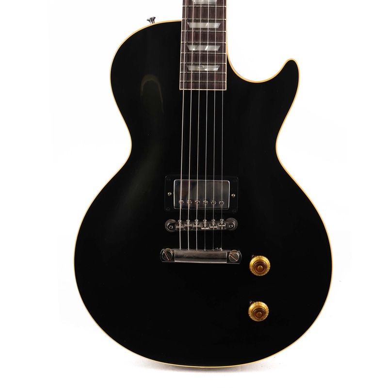 gibson-custom-shop-1957-les-paul-standard-made-2-measure-all-black-single-pickup Gibson Custom Shop 1957 Les Paul Standard Made 2 Measure All-Black Single-Pickup