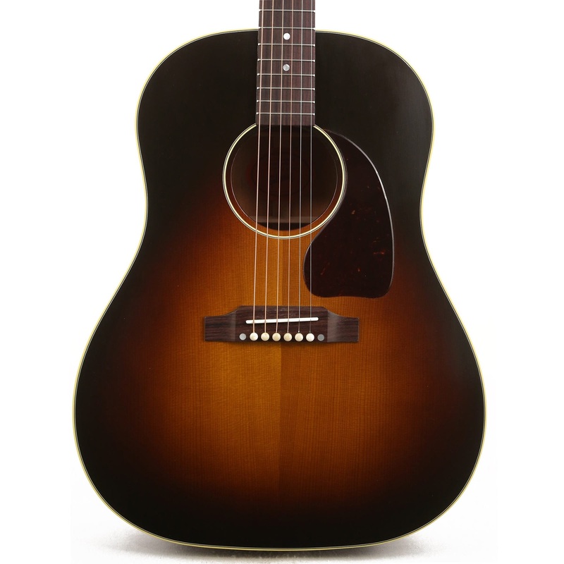 gibson-j-45-vintage-acoustic-electric-vintage-burst Gibson J-45 Vintage Acoustic-Electric Vintage Burst
