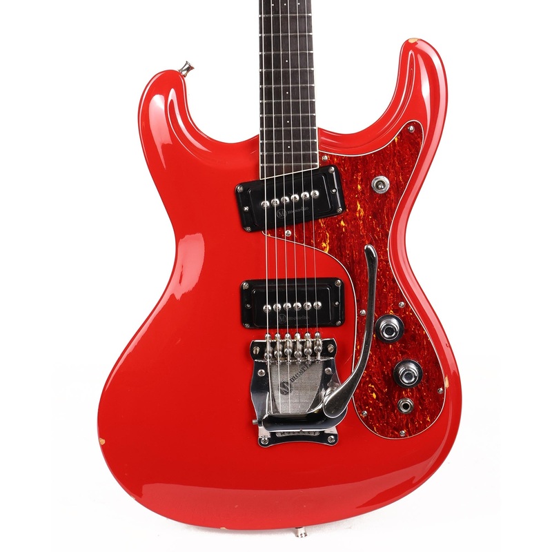 1970s-mosrite-ventures-model-made-in-japan-red 1970s Mosrite Ventures Model Made in Japan Red