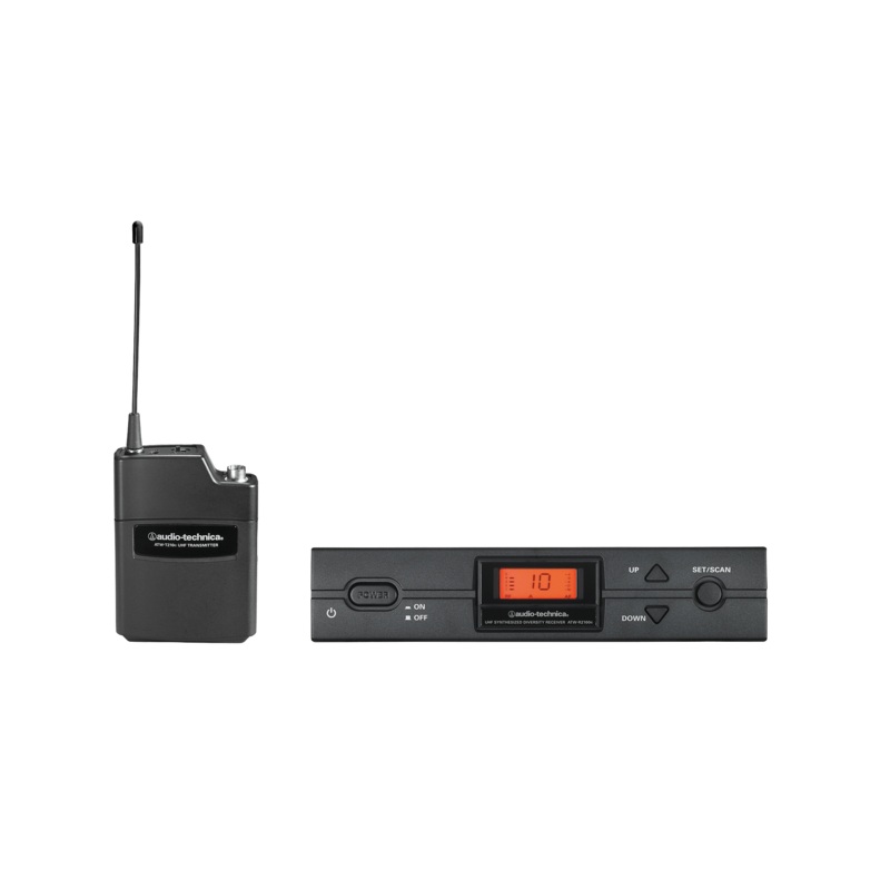 audio-technica-atw-2110ci-bodypack-wireless-microphone-system-with-no-mic-i-band-487-125-506-500-mhz Audio-Technica ATW-2110cI Bodypack Wireless Microphone System with No Mic - I Band -487.125-506.500 MHz