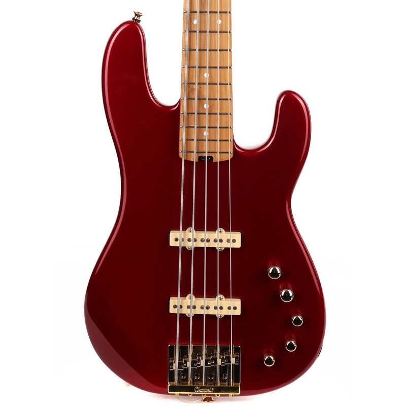 charvel-pro-mod-san-dimas-bass-jj-v-caramelized-maple-fingerboard-candy-apple-red Charvel Pro-Mod San Dimas Bass JJ V Caramelized Maple Fingerboard Candy Apple Red