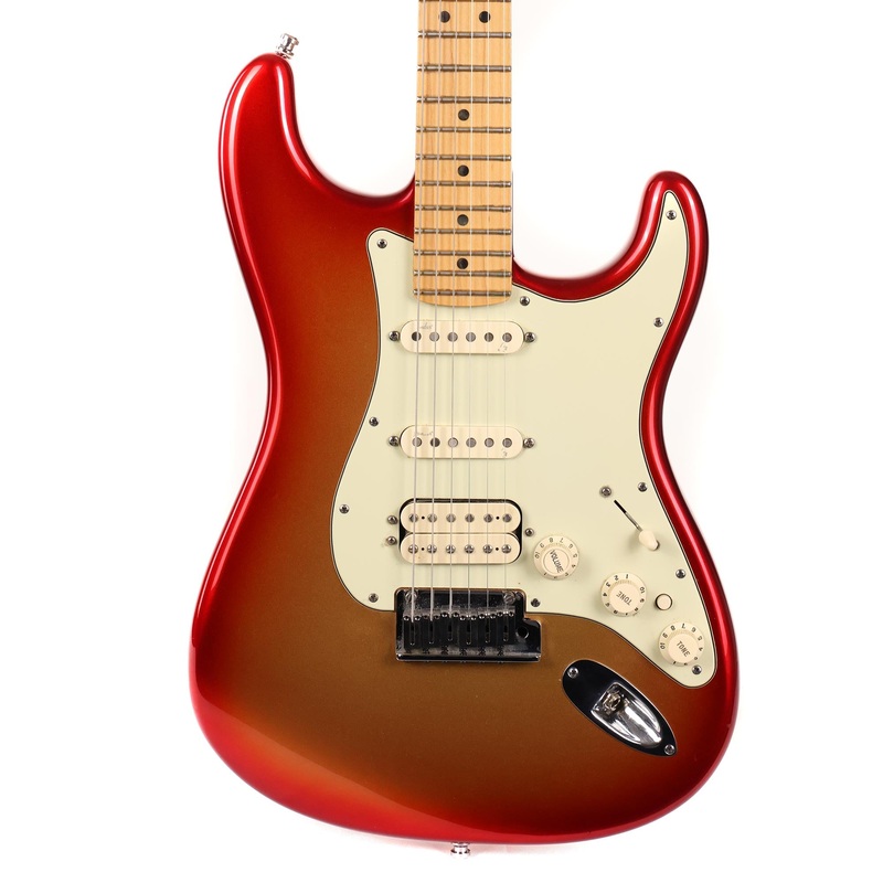 fender-american-deluxe-stratocaster-hss-sunset-metallic-2011 Fender American Deluxe Stratocaster HSS Sunset Metallic 2011