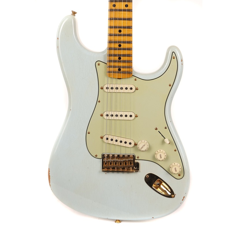 fender-custom-shop-1962-poblano-stratocaster-relic-aged-sonic-blue-masterbuilt-david-brown Fender Custom Shop 1962 Poblano Stratocaster Relic Aged Sonic Blue Masterbuilt David Brown