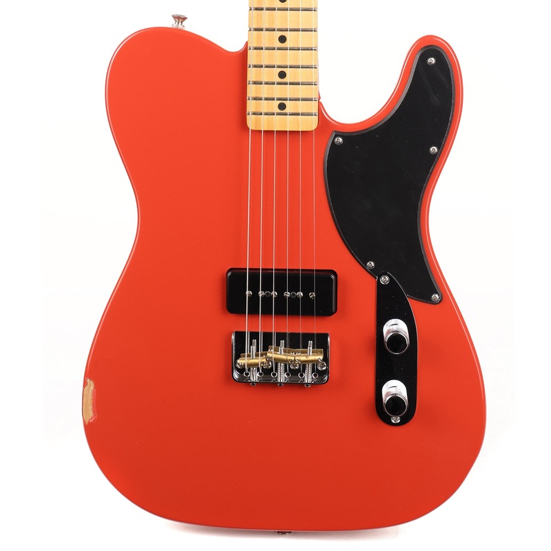 fender-noventa-telecaster-fiesta-red-used Fender Noventa Telecaster Fiesta Red Used