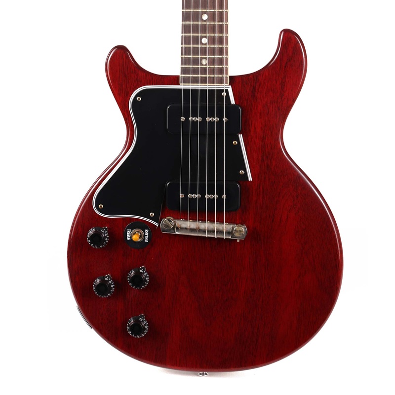 gibson-custom-shop-1960-les-paul-special-double-cut-reissue-left-handed-vos-cherry-red Gibson Custom Shop 1960 Les Paul Special Double Cut Reissue Left-Handed VOS Cherry Red