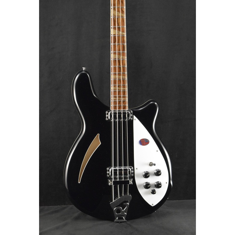 rickenbacker-4005v-vintage-reissue-semi-hollow-bass-guitar-jetglo Rickenbacker 4005V Vintage Reissue Semi-Hollow Bass Guitar Jetglo