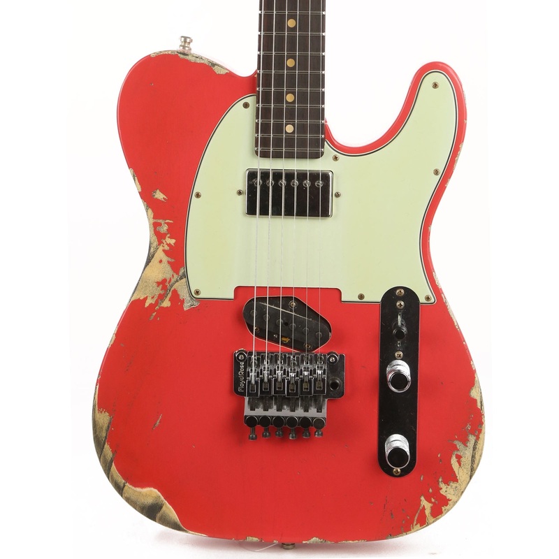 fender-custom-shop-zf-telecaster-fiesta-red-heavy-relic-music-zoo-exclusive-2020 Fender Custom Shop ZF Telecaster Fiesta Red Heavy Relic Music Zoo Exclusive 2020