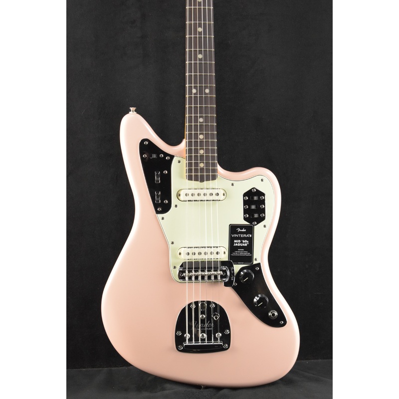 fender-vintera-iii-mid-60s-jaguar-shell-pink-rosewood-fingerboard Fender Vintera III Mid '60s Jaguar Shell Pink Rosewood Fingerboard