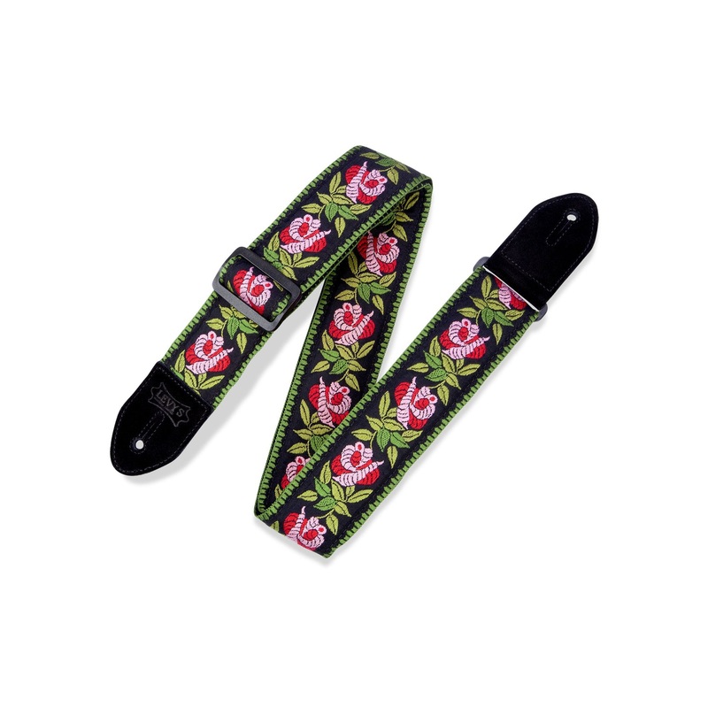 levy-s-mc8jq-003-rosa-pink-guitar-strap Levy's MC8JQ-003 Rosa Pink Guitar Strap