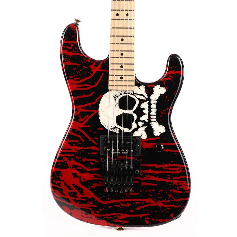 charvel-custom-shop-warren-demartini-signature-san-dimas-blood-and-skull-2007 Charvel Custom Shop Warren DeMartini Signature San Dimas Blood and Skull 2007