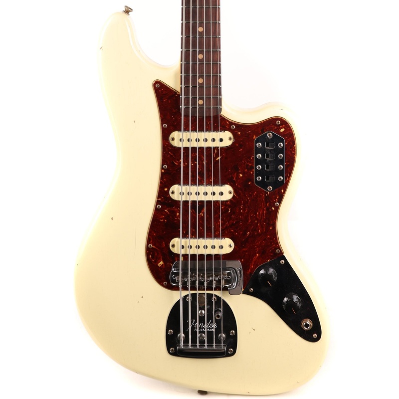 fender-custom-shop-bass-vi-journeyman-relic-vintage-white Fender Custom Shop Bass VI Journeyman Relic Vintage White