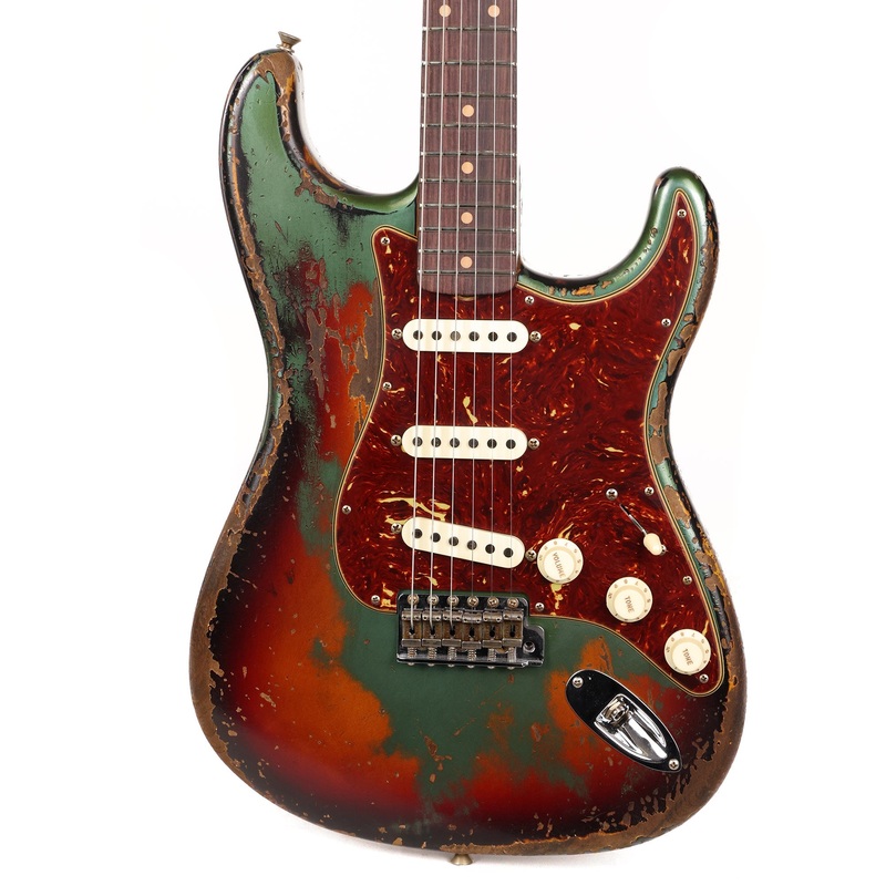 fender-custom-shop-limited-edition-1961-stratocaster-super-heavy-relic-sherwood-green-over-sunburst Fender Custom Shop Limited Edition 1961 Stratocaster Super Heavy Relic Sherwood Green over Sunburst