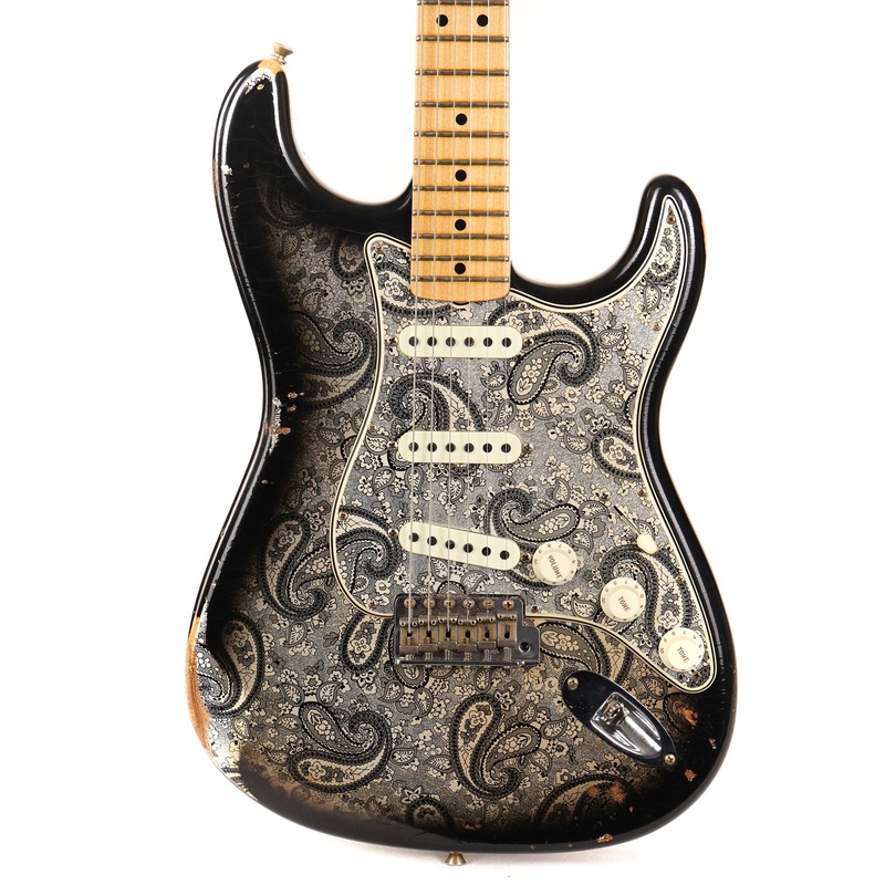 fender-custom-shop-limited-edition-1968-stratocaster-black-paisley-2018 Fender Custom Shop Limited Edition 1968 Stratocaster Black Paisley 2018