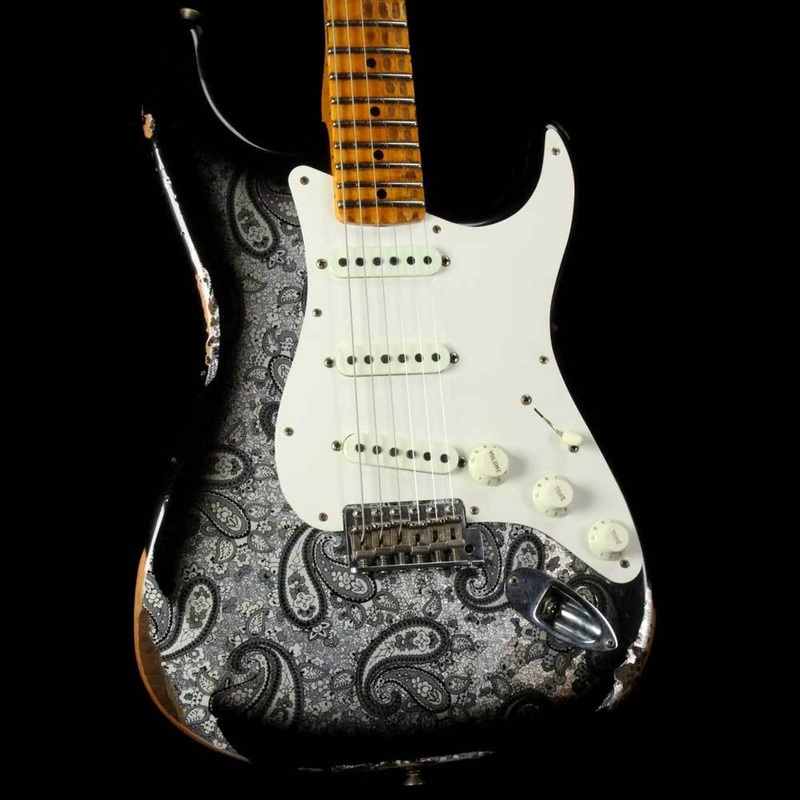 fender-custom-shop-paisley-mischief-maker-stratocaster-heavy-relic-black-paisley Fender Custom Shop Paisley Mischief Maker Stratocaster Heavy Relic Black Paisley
