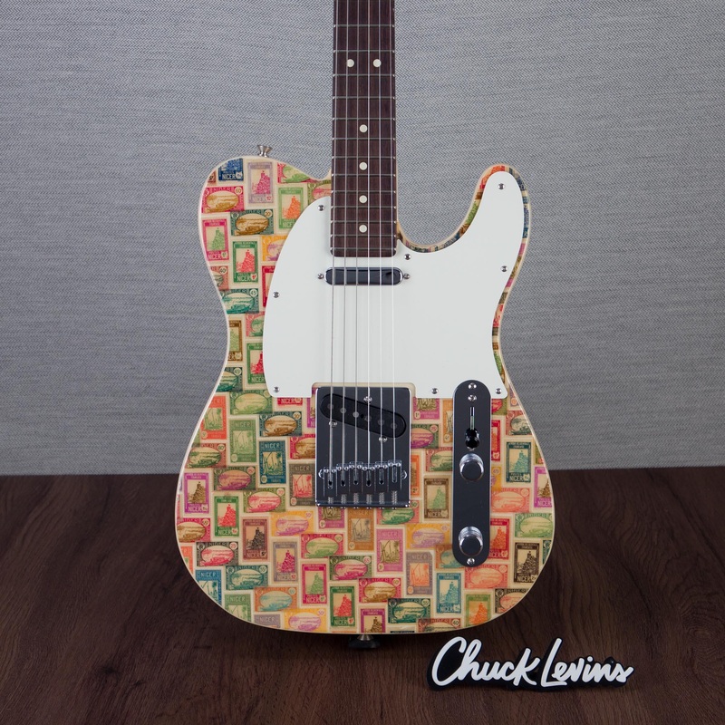 fender-custom-shop-world-stamp-collection-telecaster-electric-guitar-niger Fender Custom Shop World Stamp Collection Telecaster Electric Guitar - Niger