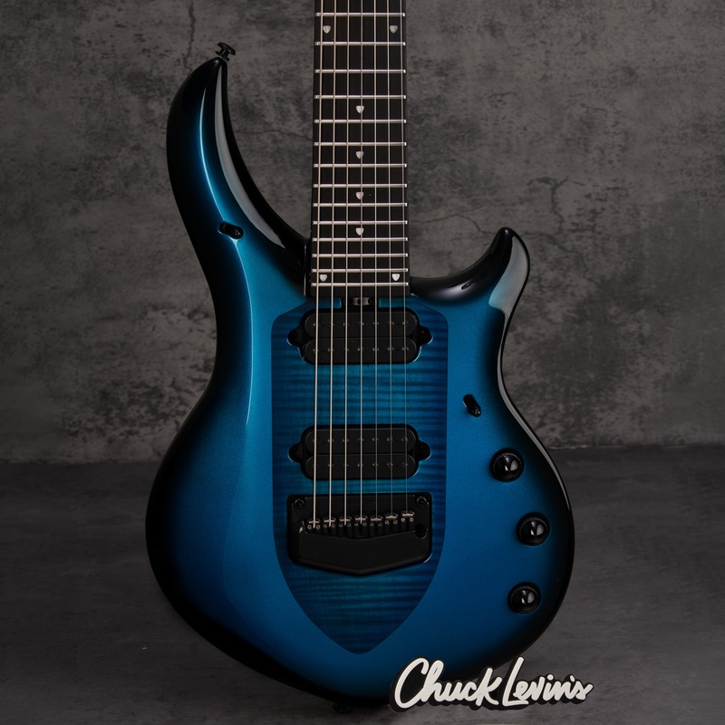 music-man-john-petrucci-signature-majesty-7-string-electric-guitar-titan-blue Music Man John Petrucci Signature Majesty 7-String Electric Guitar - Titan Blue