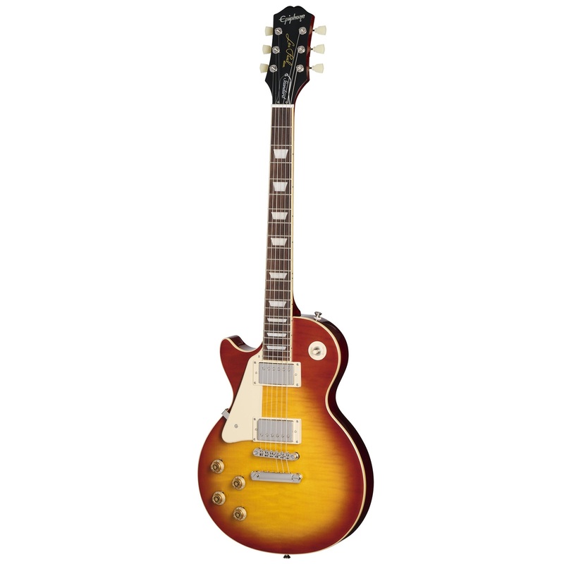 epiphone-les-paul-standard-50-s-figured-top-left-handed-electric-guitar-washed-cherry-sunburst Epiphone Les Paul Standard 50's Figured Top Left Handed Electric Guitar - Washed Cherry Sunburst
