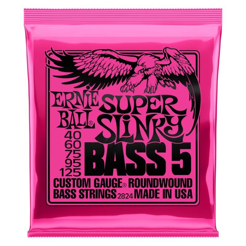 ernie-ball-2824-super-slinky-nickel-wound-electric-bass-guitar-strings-040-125-5-string Ernie Ball 2824 Super Slinky Nickel Wound Electric Bass Guitar Strings - .040-.125 5-string