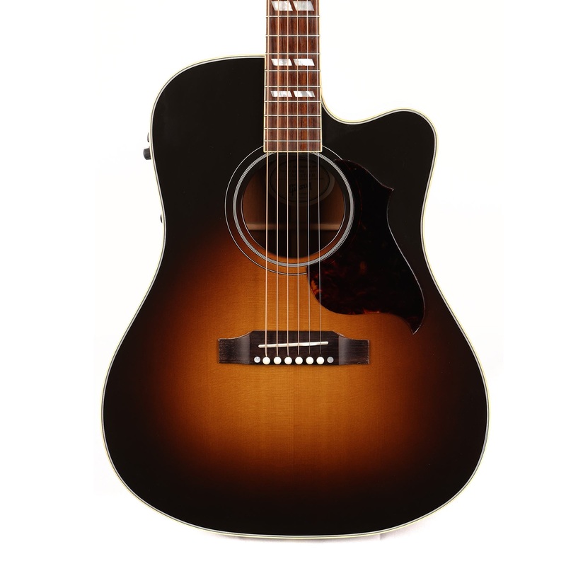 gibson-hummingbird-pro-cutaway-acoustic-electric-vintage-sunburst-2012 Gibson Hummingbird Pro Cutaway Acoustic-Electric Vintage Sunburst 2012
