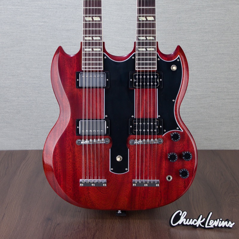 gibson-jimmy-page-eds-1275-doubleneck-vos-signature-electric-guitar-69-cherry-cs403915 Gibson Jimmy Page EDS-1275 Doubleneck VOS Signature Electric Guitar - '69 Cherry - #CS403915