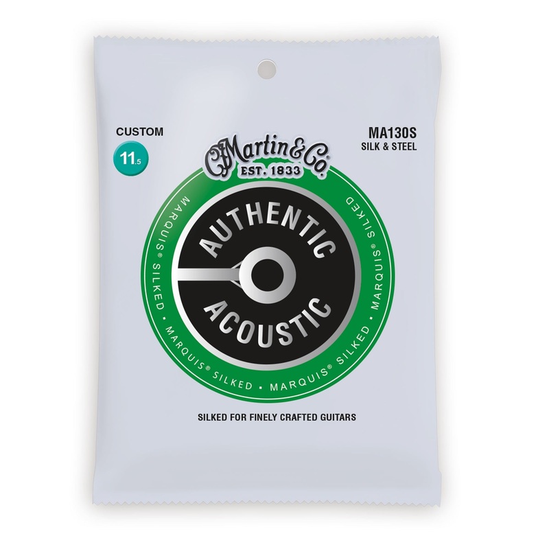 martin-ma130s-authentic-acoustic-marquis-silked-acoustic-guitar-strings-custom-11-5-47 Martin MA130S Authentic Acoustic Marquis Silked Acoustic Guitar Strings Custom 11.5-47