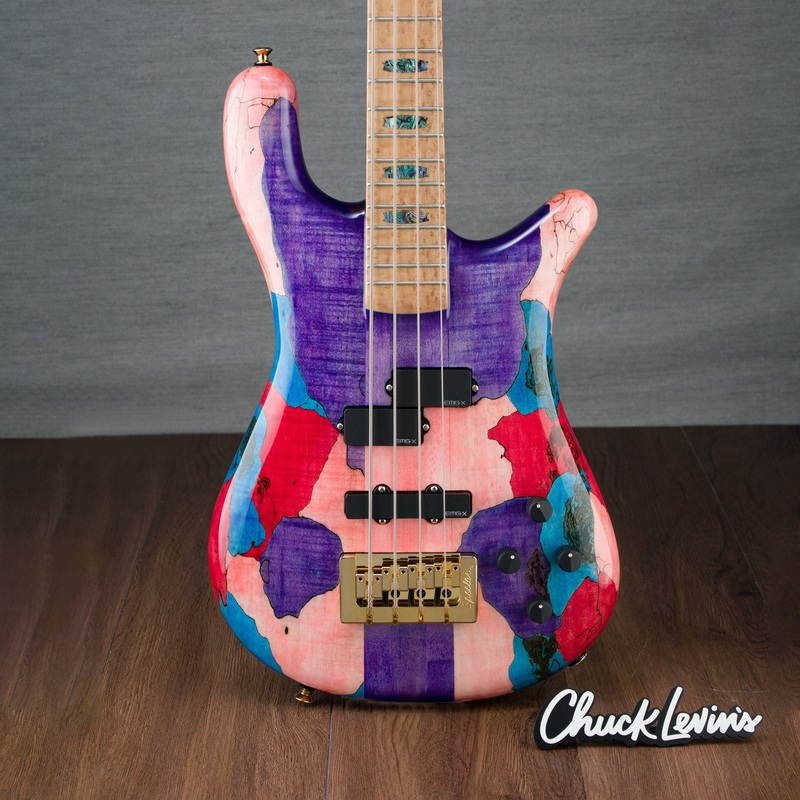 spector-usa-custom-ns2-bass-guitar-abstract-chucksclusive-1490 Spector USA Custom NS2 Bass Guitar - Abstract - CHUCKSCLUSIVE - #1490