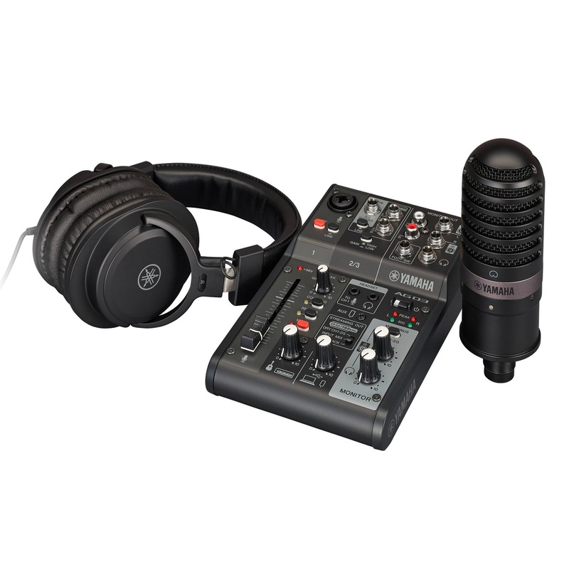 yamaha-live-streaming-pack-ag03-mk2-black Yamaha Live Streaming Pack AG03 MK2 Black