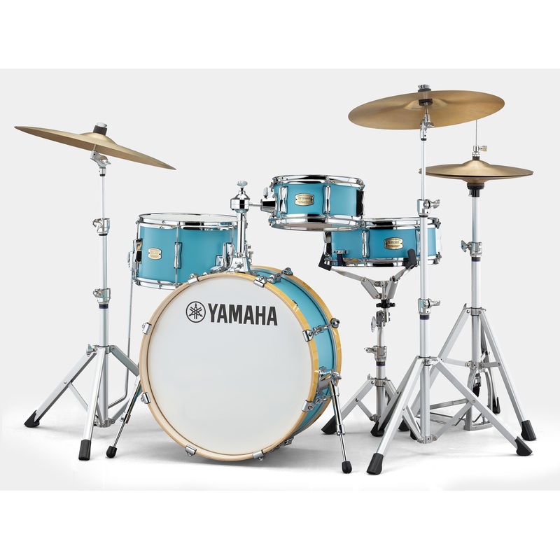 yamaha-stage-custom-hip-4-piece-shell-pack-matte-surf-green-msg Yamaha Stage Custom Hip 4-Piece Shell Pack - Matte Surf Green MSG