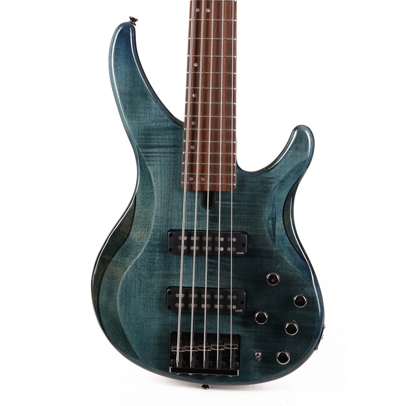 yamaha-trbx605fm-5-string-bass-indigo-blue Yamaha TRBX605FM 5-String Bass Indigo Blue
