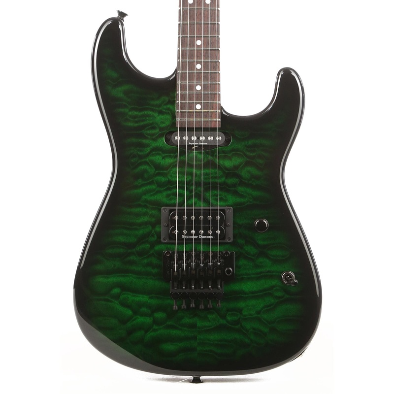 charvel-custom-shop-san-dimas-hs-quilt-top-trans-green-burst Charvel Custom Shop San Dimas HS Quilt Top Trans Green Burst